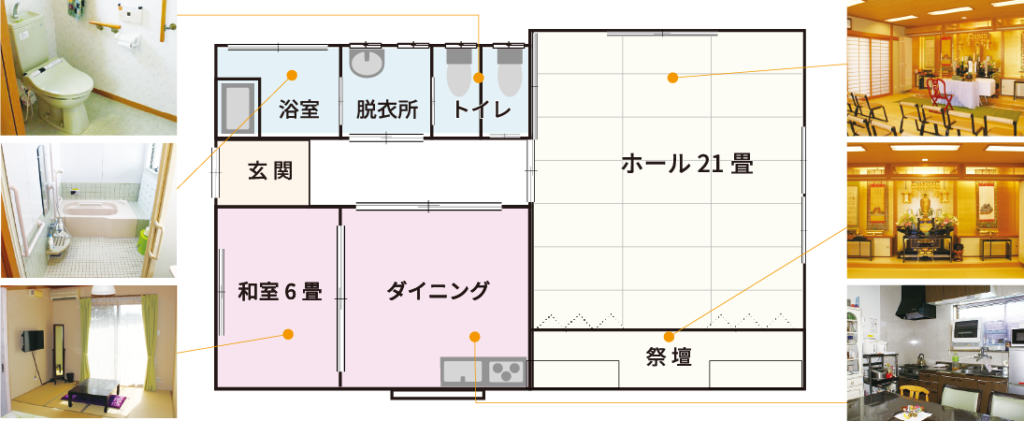 万福寺東雲ホールの間取り